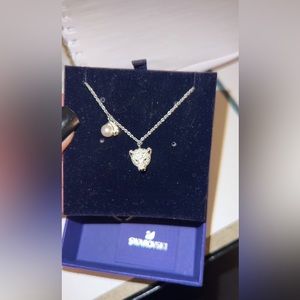 Swarovski Polar Bear necklace🐻‍❄️